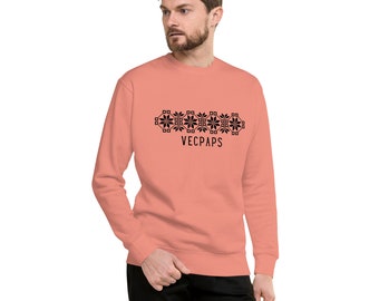 Latvian Grandpa Vecpaps Sweatshirt - Auseklis - Latvju raksti - Opītis - Opis - Vectetins -latviesu vecpaps