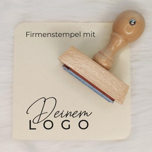 Logostempel / Firmenstempel / Stempel mit Deinem Logo / Stempel mit Deinem Design / Personalisiert