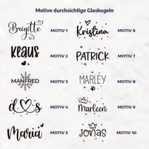 Personalisiert Weihnachtskugel Mit Gravur - Dein Text In 3 Zeilen