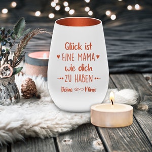 Lantern | Happiness is | Desired name | Engraving | Gift | Candle holder | Tealight | Decoration