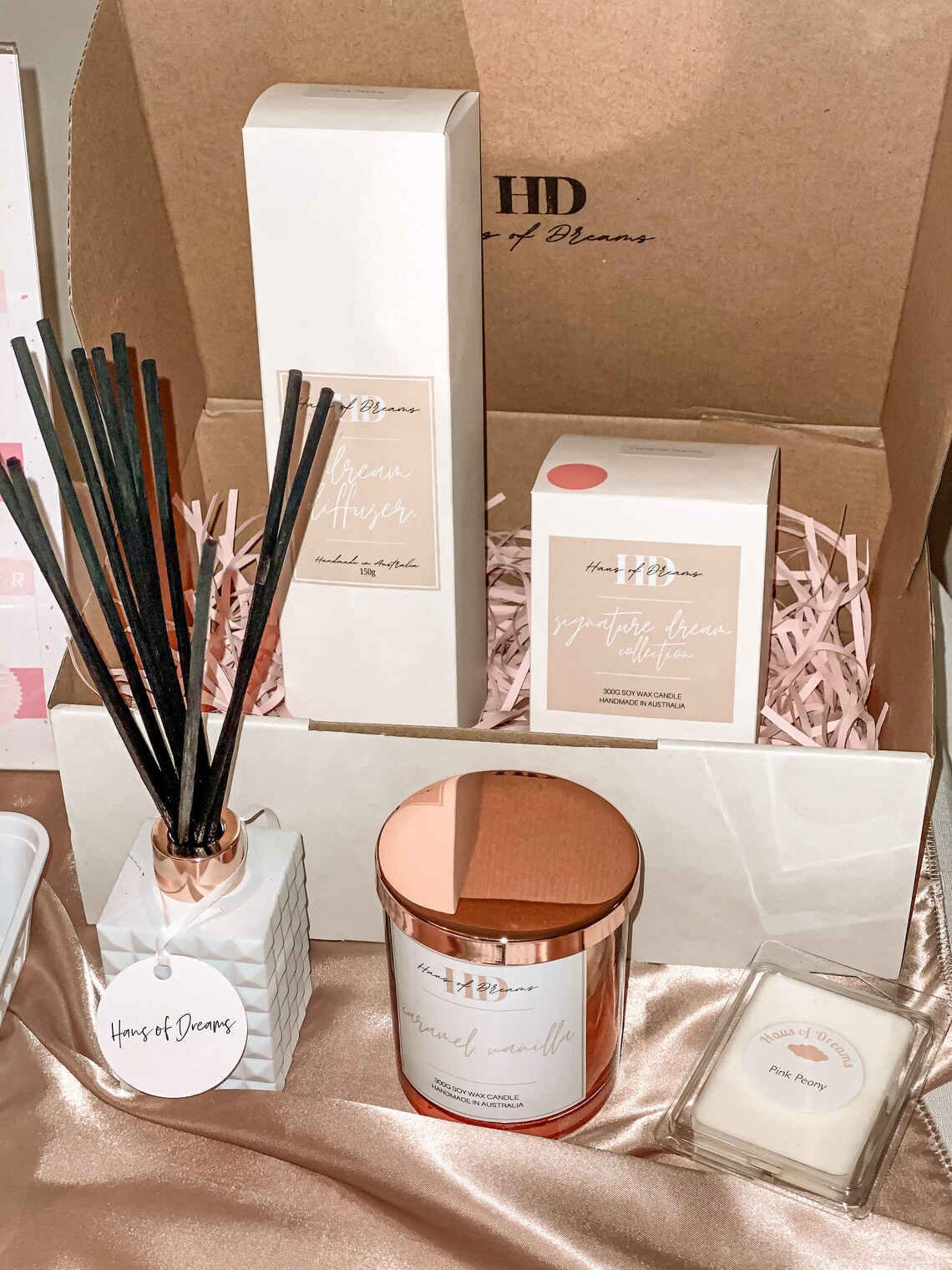 Mothers Day Candle Hamper Handmade Luxury Soy Wax Candle Etsy