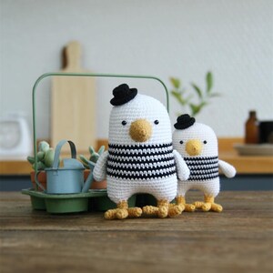 crochet cute sea mew DIY package
