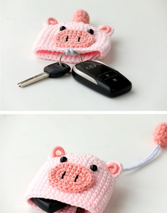 かぎ針編みのウサギのキーカバー DIY パッケージ - Etsy 日本