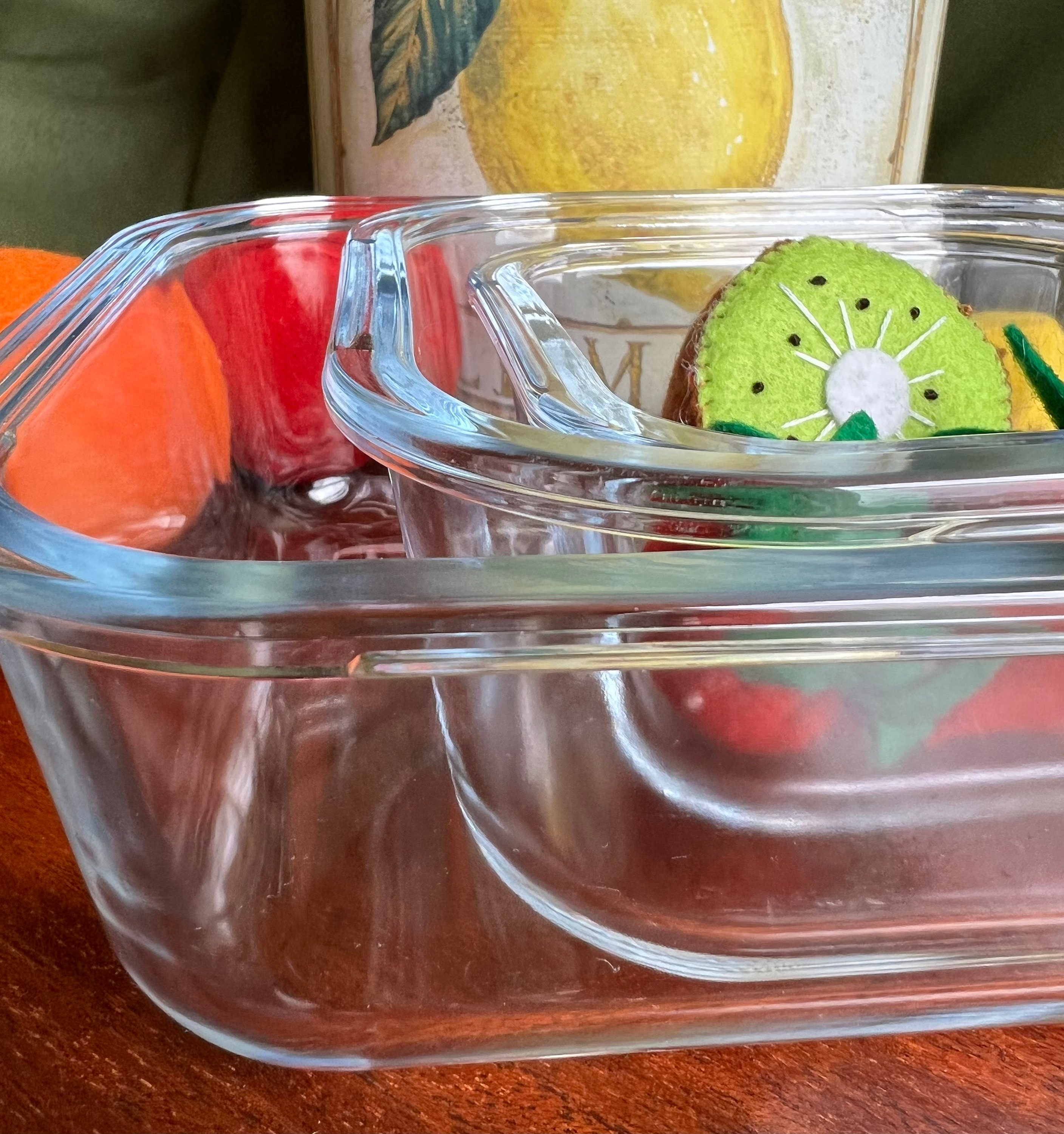 Glass Bowls With Lid, Glass Bowls With Engraved Lids, Stackable Bowls