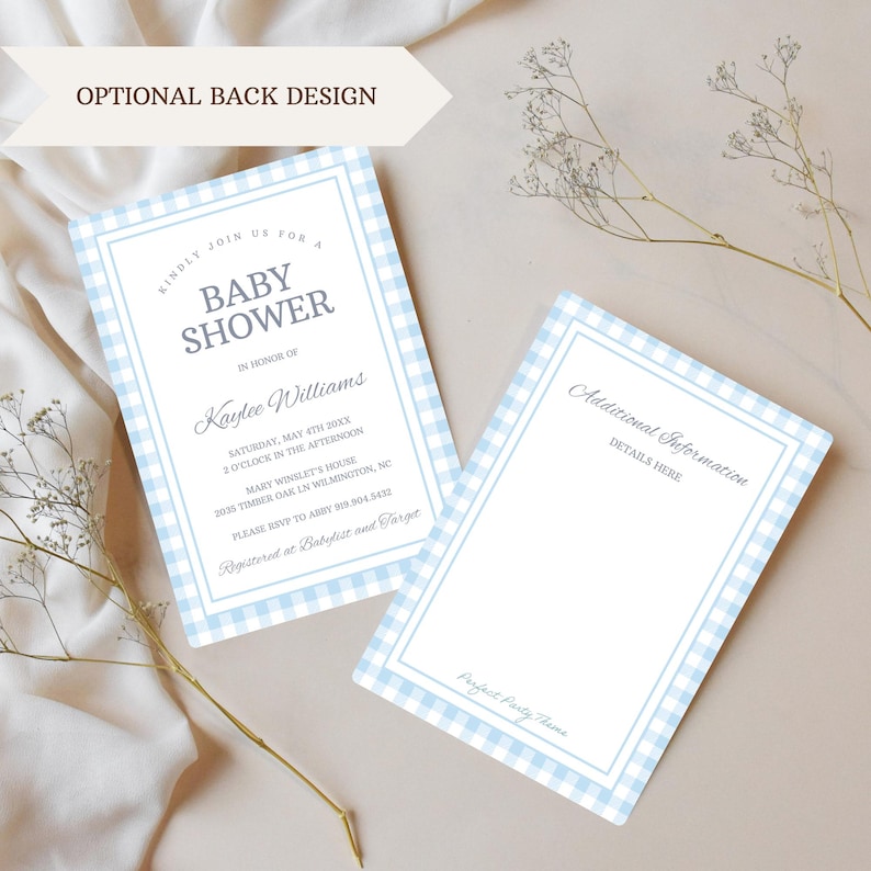 Blauwe pastel babyshower uitnodiging klassieke pastel jongen baby strooi bewerkbare uitnodiging afdrukbare uitnodiging sjabloon digitale download 0075 afbeelding 4