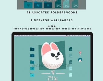 SKZOO Leebit Desktop Wallpaper Set