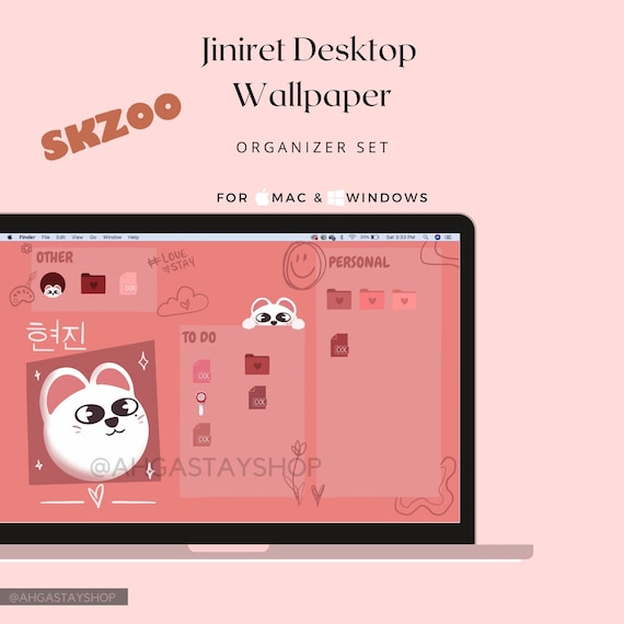SKZOO ジニレット デスクトップ壁紙セット - Etsy 日本