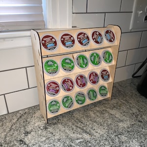 Laser Cut K-Cup Holder - Digital File