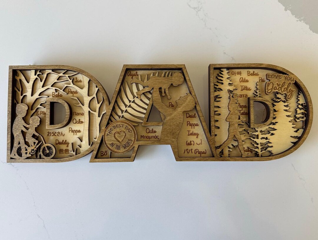 Dad Sign for Wall Decoration - Etsy