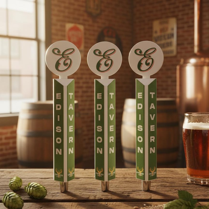 Four Sided Personalized Tap Handle Great for Beer Lover, Kegerators and Outdoor Kitchens - Brewsader image 3