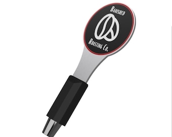 Personalized Short Beer Tap Handle for Homebrewers and Breweries