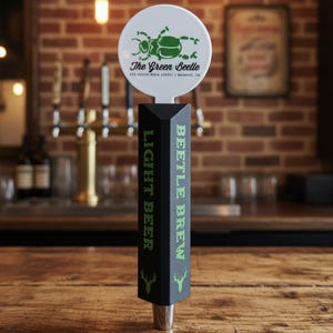 Four Sided Personalized Tap Handle Great for Beer Lover, Kegerators and Outdoor Kitchens - Brewsader image 2