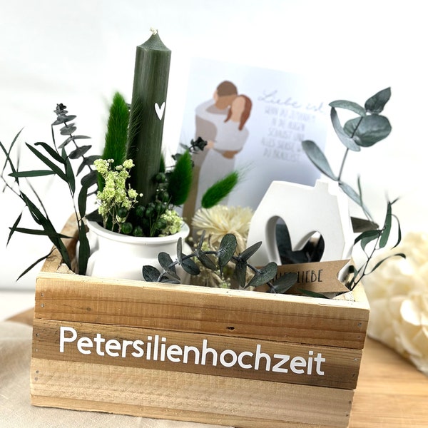 Geschenk zur Petersilienhochzeit | Mitbringsel | Keraflott