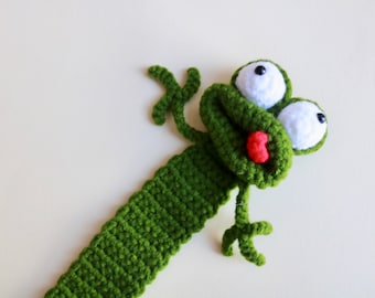Frog Bookmark unusual gift for him Toad Book page holder