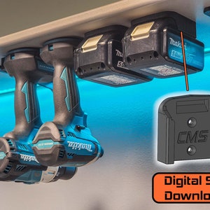 Makita 18V Battery Mount (Single) - STL Digital Download