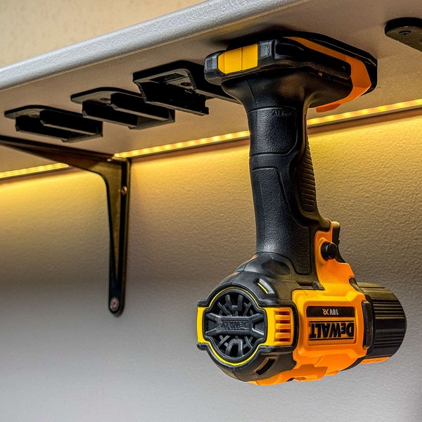 Dewalt 18V 20V XR Tool Wall Mount (Single) - STL Digital Download