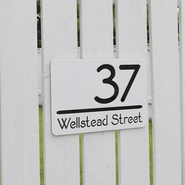 Street Number Sign Etsy