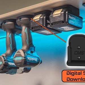 Makita 18V Tool Mount (Single) - STL Digital Download