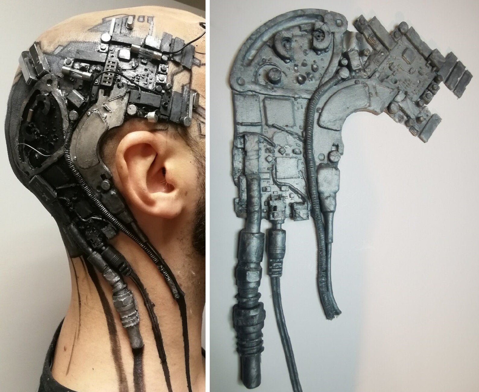 sci fi Silicone Prothèse pour Cosplay LARP Halloween Etsy