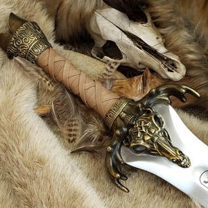 Handmade Conan Atlantean Sword: Medieval Cosplay Replica