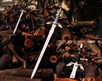 Zelda Sword Replica for Gamer Gift, Handmade Fantasy Cosplay Blade, Medieval Knight Costume Collectible, Gift for Christmas, Gift for Boys