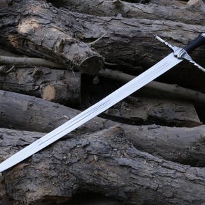 4 par Witcher-svärd av Geralt av Rivia handgjorda svärdreplika rostfritt stålblad personlig födelsedagspresent till pojkvän present till jul Arondight's Sword