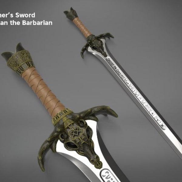 Conan Destroyer Father's Sword,Atlantean Sword King cosplay,Conan The Barbarian Replica sword,Gift for Him,Best Birthday & Anniversary Gift