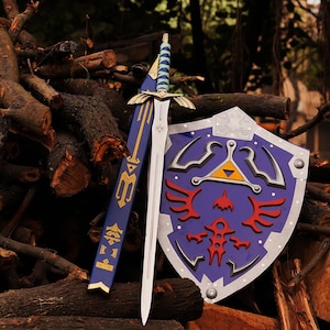 Replica della Spada Suprema di Zelda, spada fantasy fatta a mano, ideale per cosplay, regali per giocatori, stile medievale, cavaliere e samurai, regalo per ragazzi.
