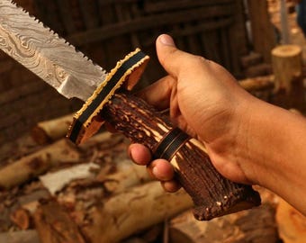 Hand Forged Viking Damascus Sword Replica High Quality Full Tang Display Sword Gift for Swords Collector Gift for Christmas Gift for women