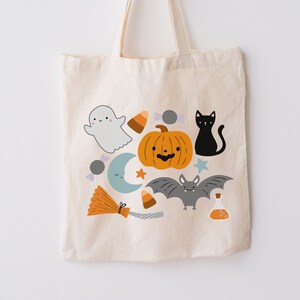 Halloween Trick or Treat Tote Bag Reusable Trick or Treat Bag Boys Candy Bag Boys Halloween Candy Bag Boy Trick or Treat Bag Cute Halloween