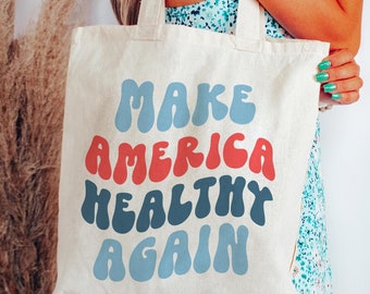 Make America Healthy Again Tote Trump Kennedy 2024 Tote Bag Trump Tote RFK Jr Tote Bag MAHA 2024 MAHA Tote Bag Make America Great Again Bag