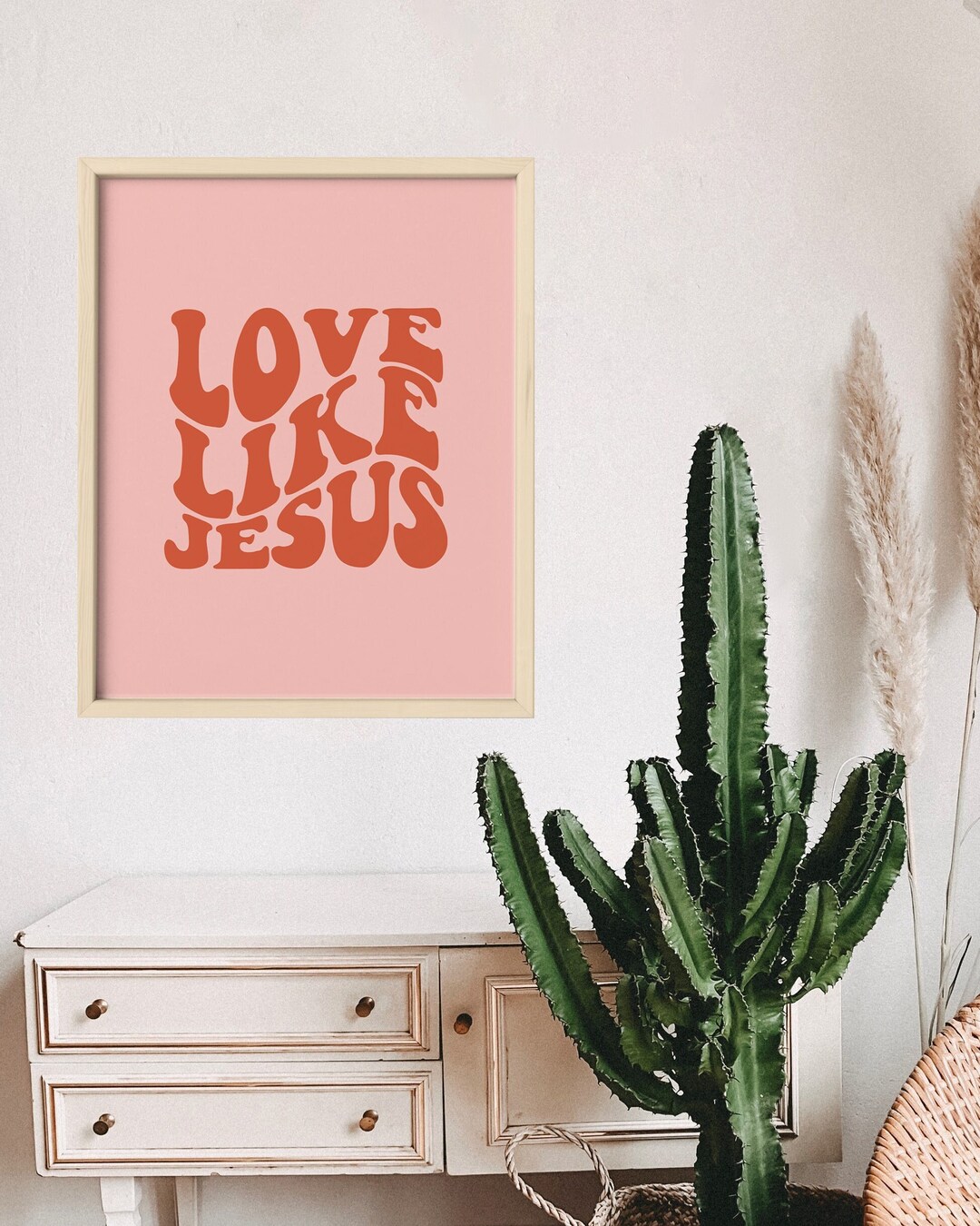 Christian Wall Art Printable Love Like Jesus Printable Christian Print ...