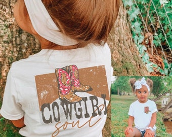 Cowgirl Soul Toddler & Youth Tee