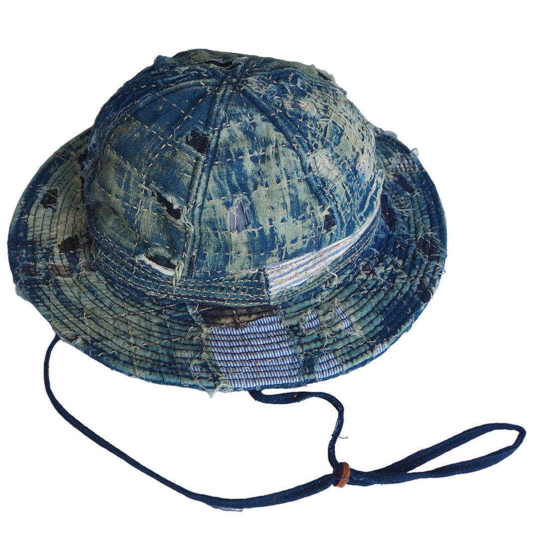 Boro Daisymay Hat/ Patchwork Technique / Vintage Style / Etsy