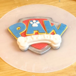 Paw  Fondant  topper