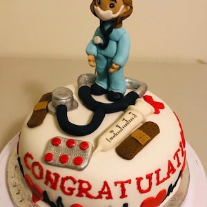 doctor /Nurse  themed fondant toppers