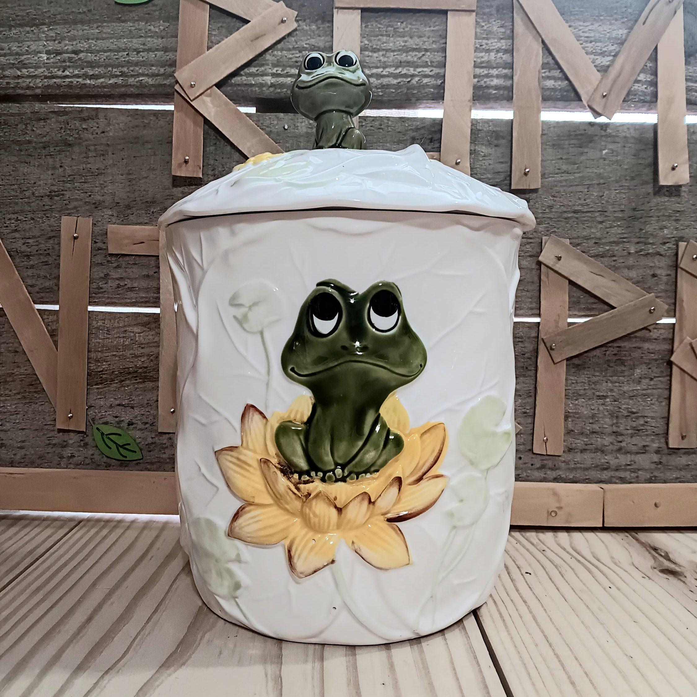 70s Canister Green - Etsy