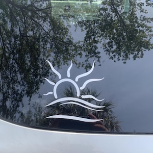 Naturist Nudist Symbol 5&quot;x 5&quot; White Sticker Vinyl Transfer Decal