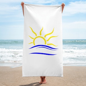 Naturist Symbol Beach Towel