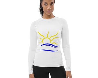 Naturist Symbol Women's Rash Guard