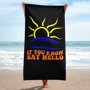 Naturist Symbol IYK Beach Towel