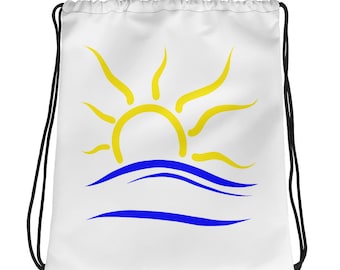 Naturist Symbol Drawstring Bag