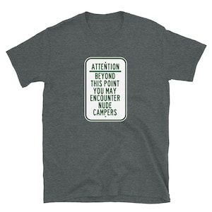 Nude Campers Sign Short-sleeve Unisex T-shirt - Etsy