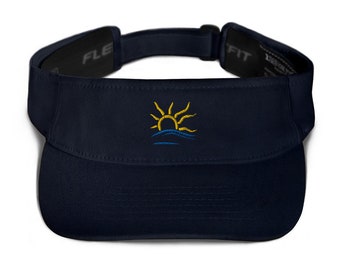 Naturist Symbol Embroidered Visor
