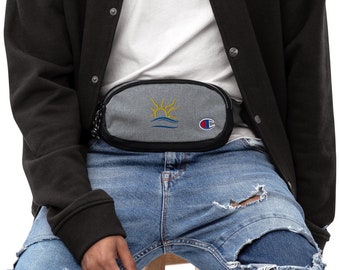 Naturist Symbol Embroidered Champion Fanny Pack