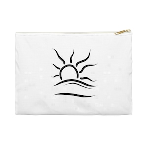 Naturist Nudist Symbol Accessory Pouch