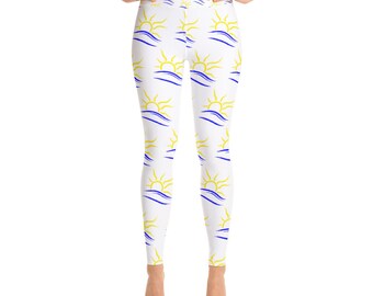 Naturist Symbol Yoga Leggings