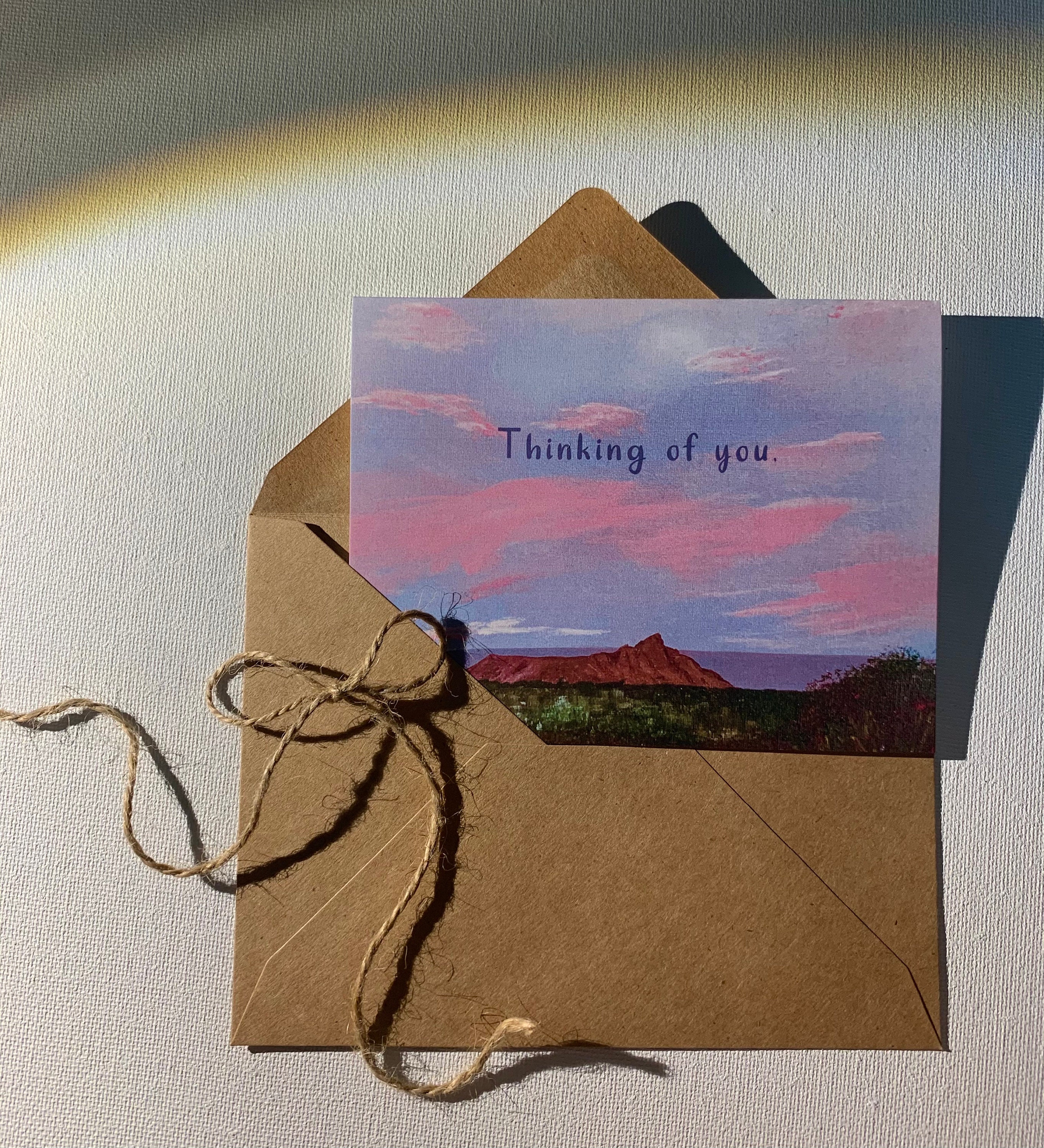 Thinking of You Greeting Card - Etsy