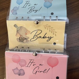 Individual or Set of 8 with Binder “Baby Set” for Cash Envelope System, Money Envelopes, Budgeting Cash Envelopes, Budgeting System