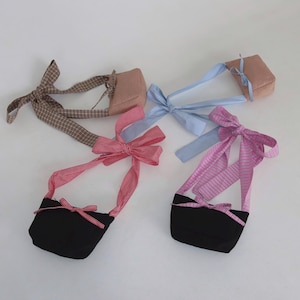Tasche mit Schleifen Tasche mit langen Henkel Schultertasche Shopper Tasche
